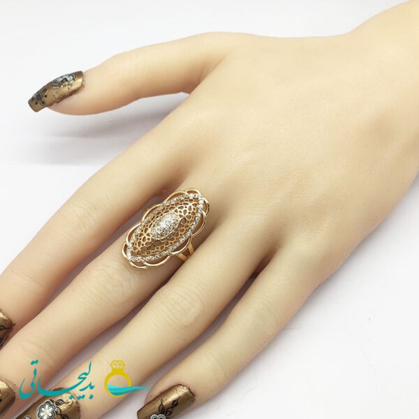 انگشتر زنانه - انگشتر زنانه طلایی 184